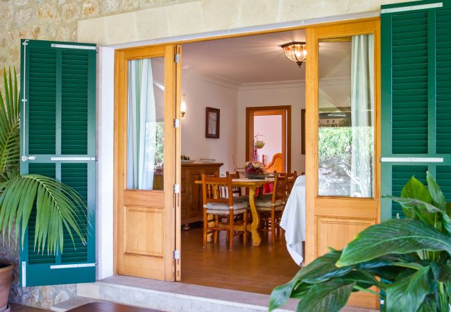 Salón comedor desde la terraza