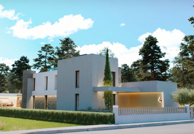 freistehendes Haus in Port de Pollença - Chalet Unifamiliar con piscina en Llenaire