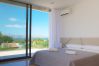 Bedroom with private terrace overlooking the sea of Alcudia